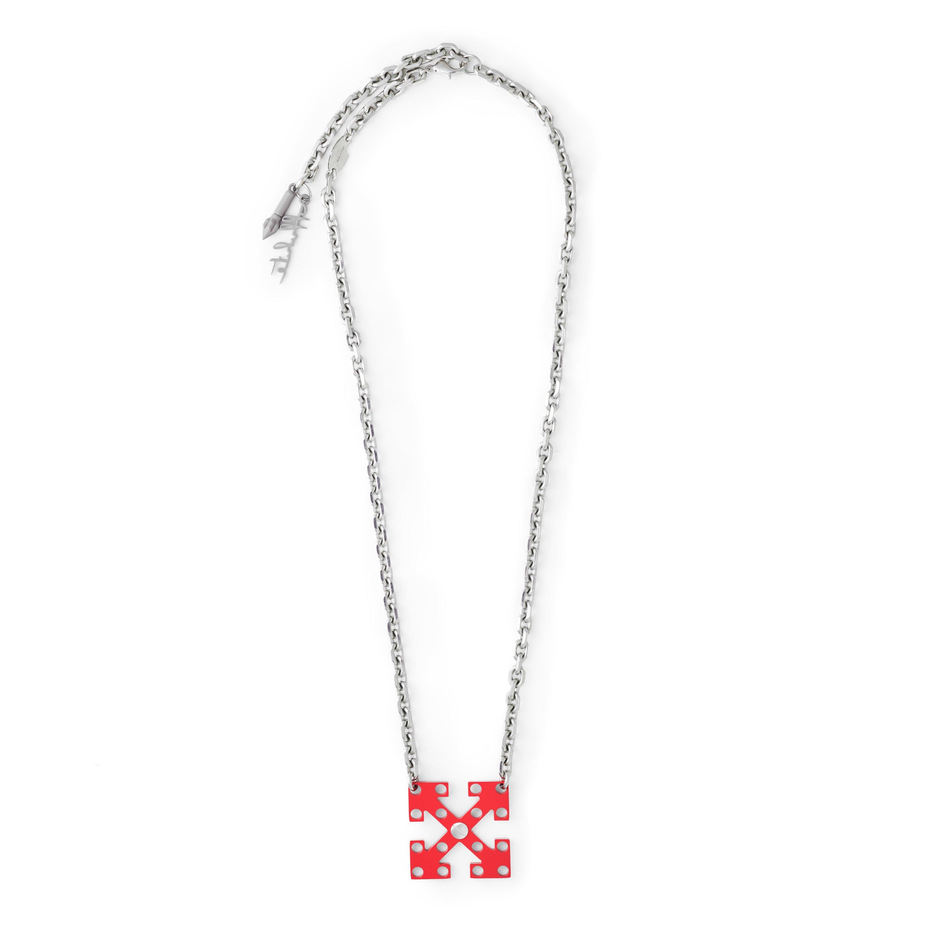 Off White Arrow Necklace