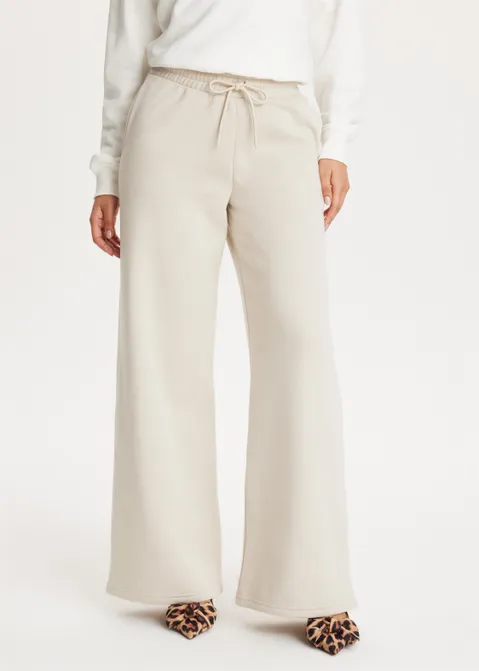 Wide leg sweatpants zand (ZND.L)