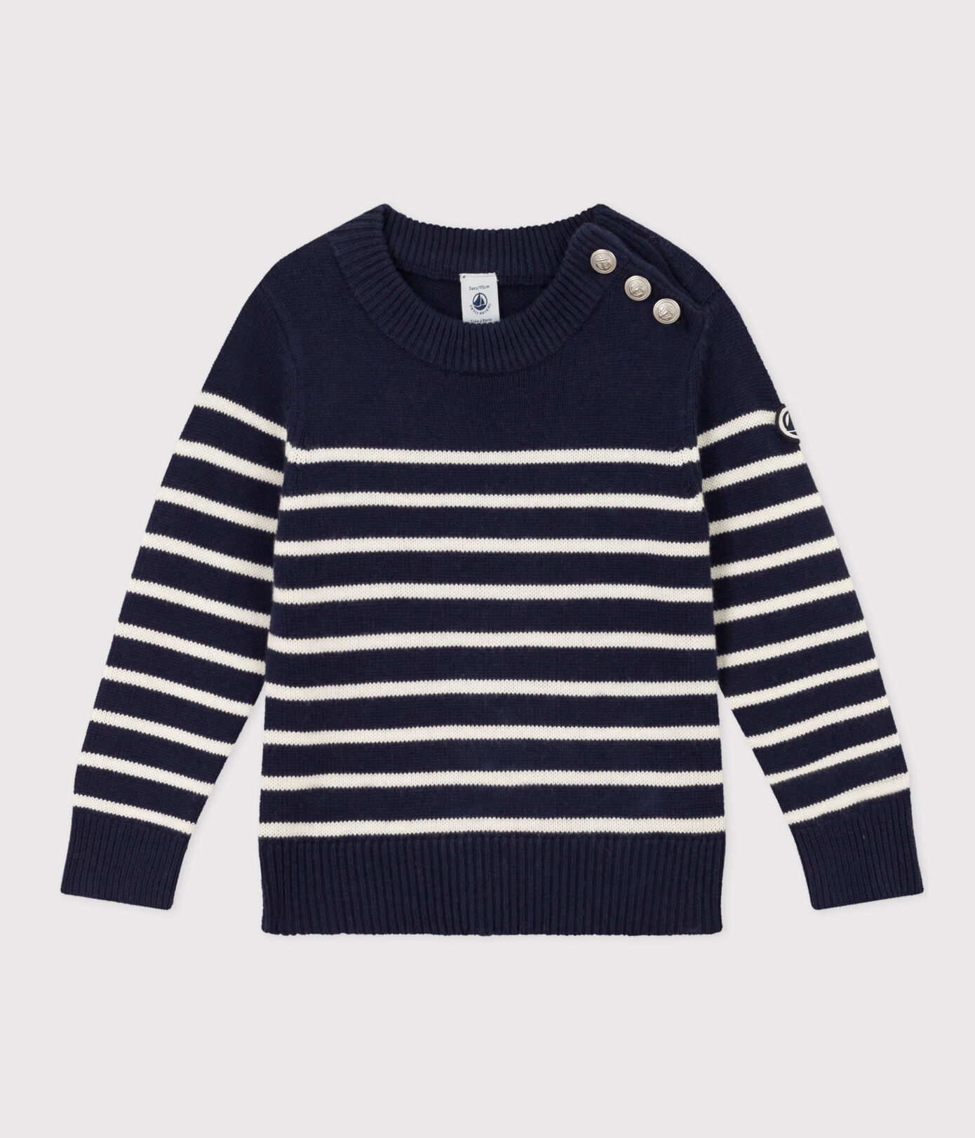 Pull laine et coton enfant fille / garçon