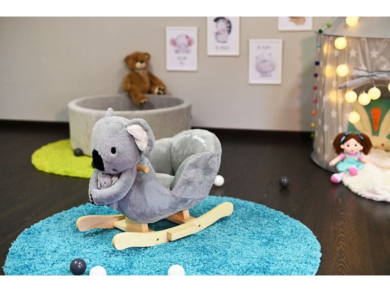 Knorrtoys Schaukeltier Koala Grau Robustes Schaukelspielzeug