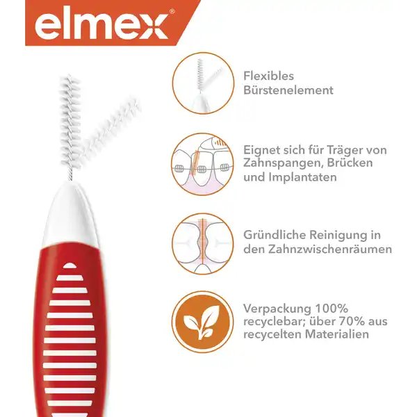 Interdentalbürste ISO Gr. 2, 0,5 mm