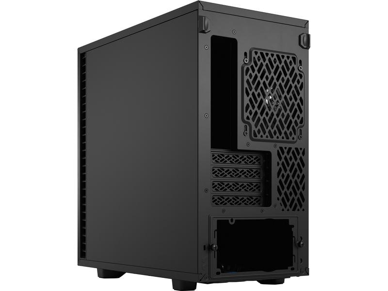 Fractal Design PC-Gehäuse Define 7 Mini Solid Schwarz Elegantes Mini-Tower-Gehäuse