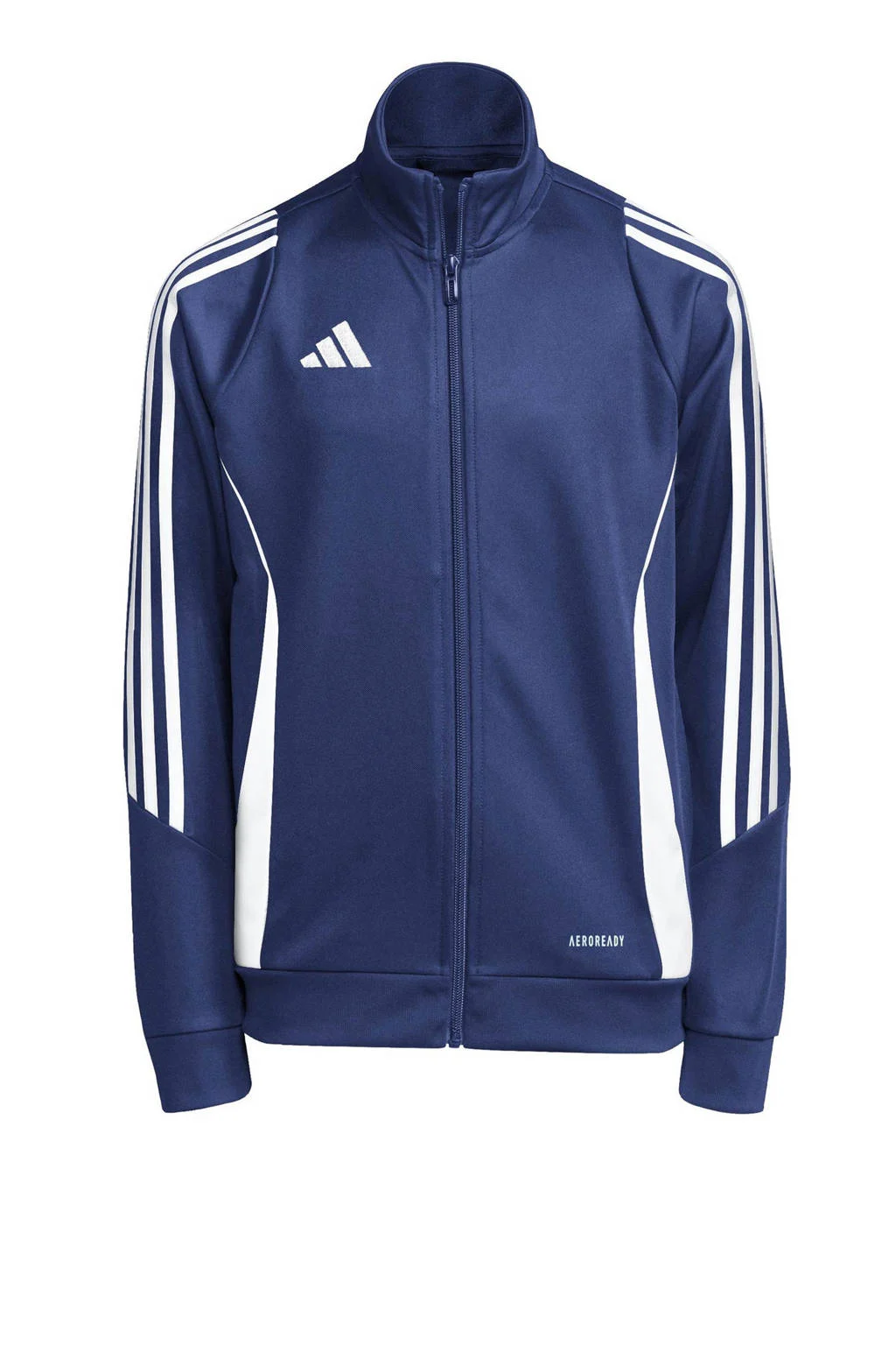adidas Juniorvoetbal trainingsjack TIRO 24 donkerblauw/wit
