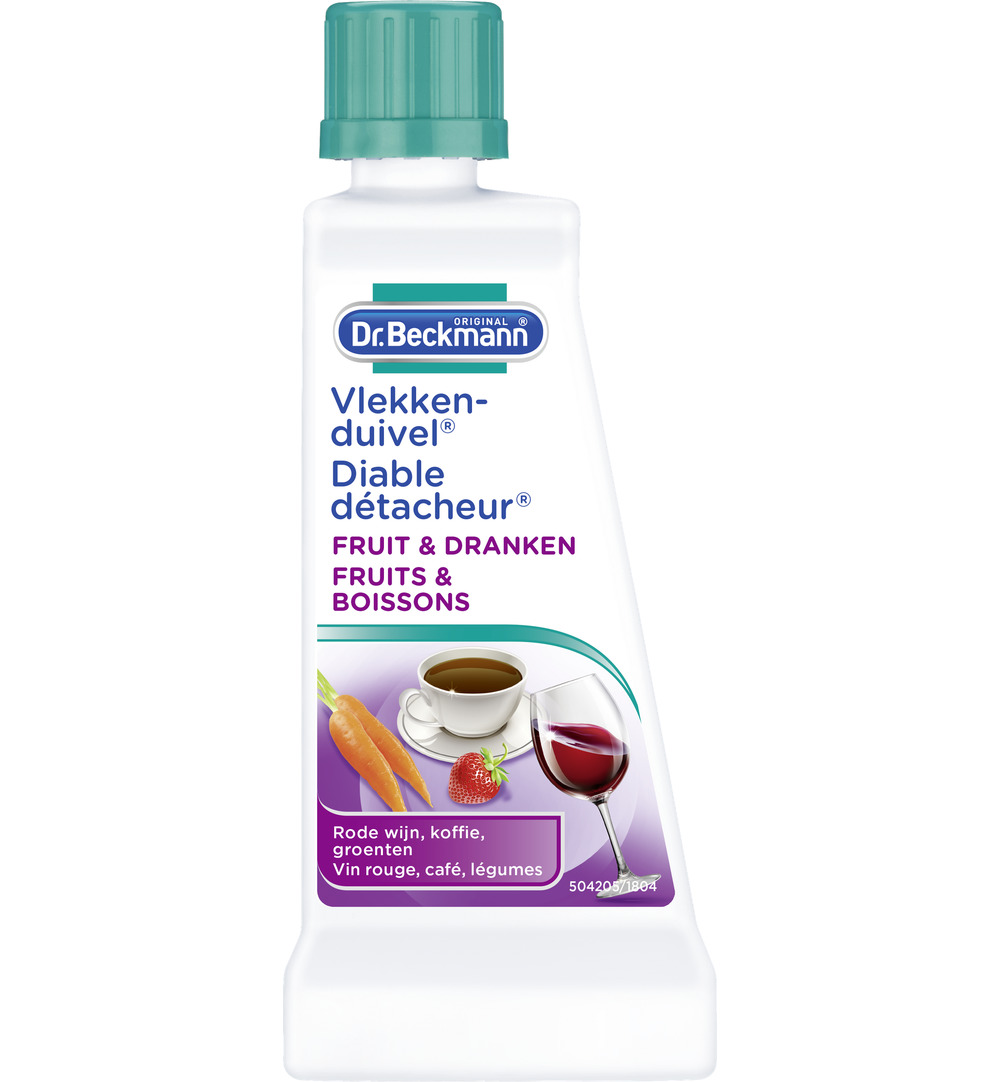 Dr. Beckmann Vlekkenduivel Fruit & Drank (50 gr)