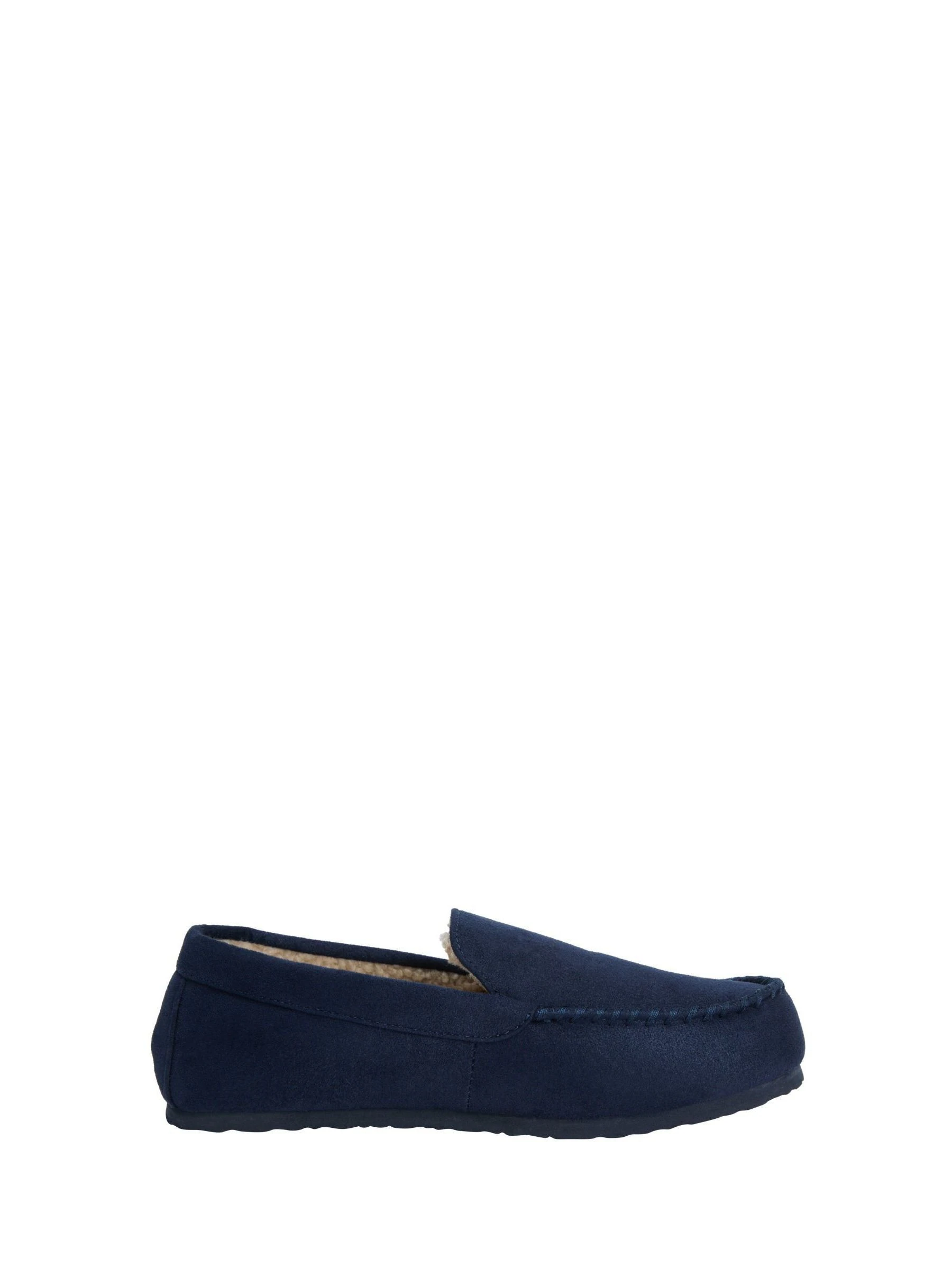 Blauw - Tommy Hilfiger Fleece Lined Driver Slippers