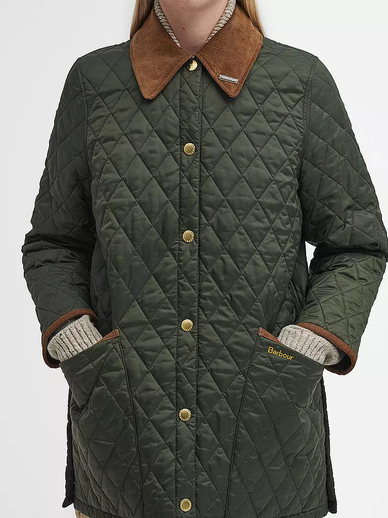 BARBOUR Leichtsteppjacke MODERN LIDDESDALE olive
