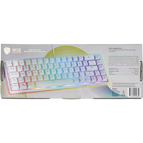 NOX Crystal gaming keyboard