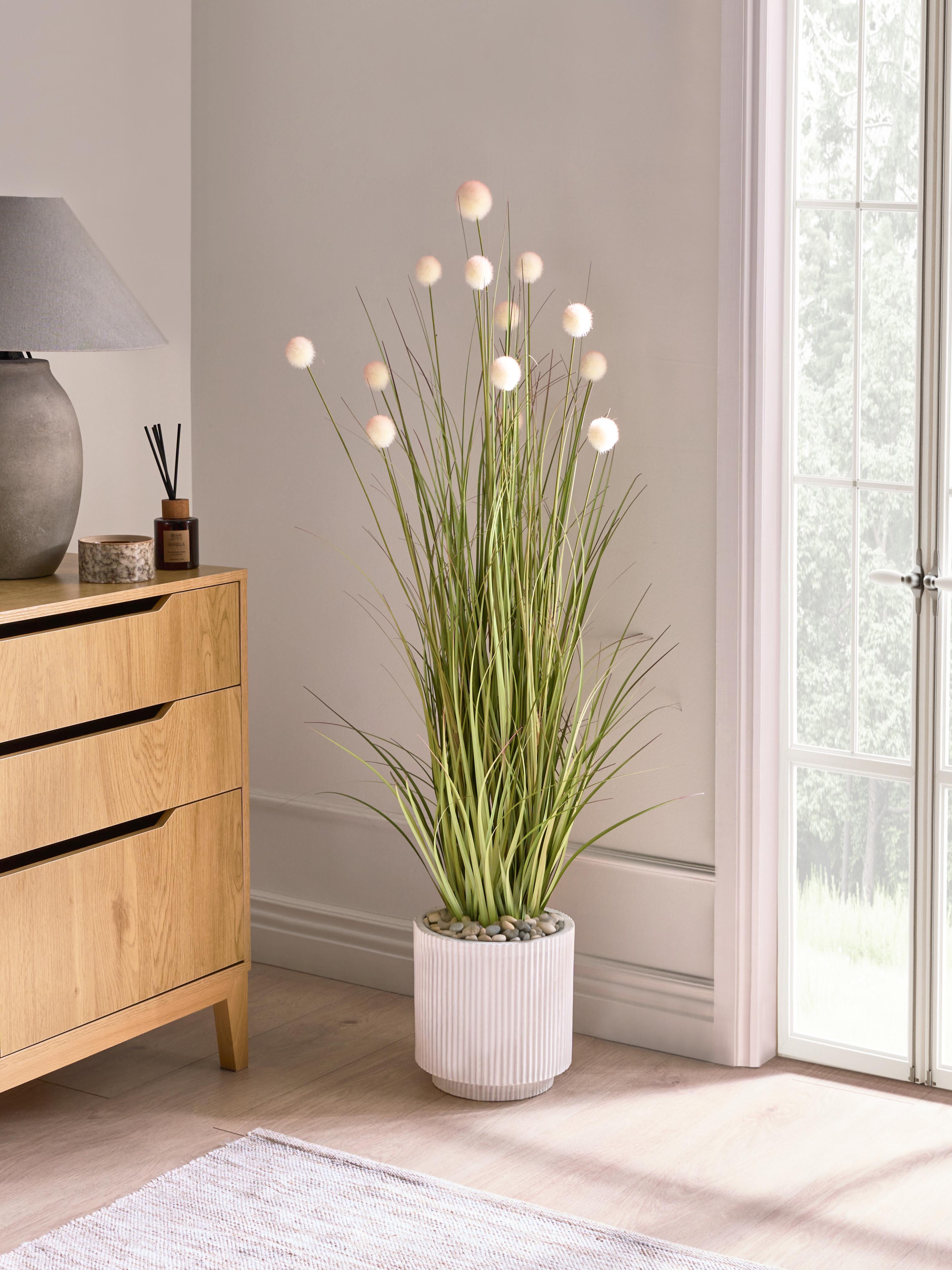 Kunstplant POMPOM GRASS 120 cm Groen