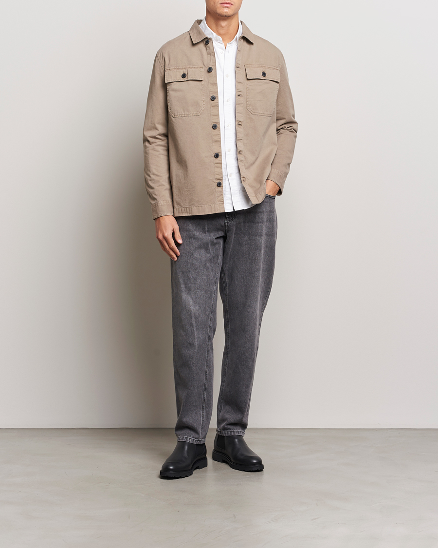 Barbour International Arlo Cotton Overshirt Brindle