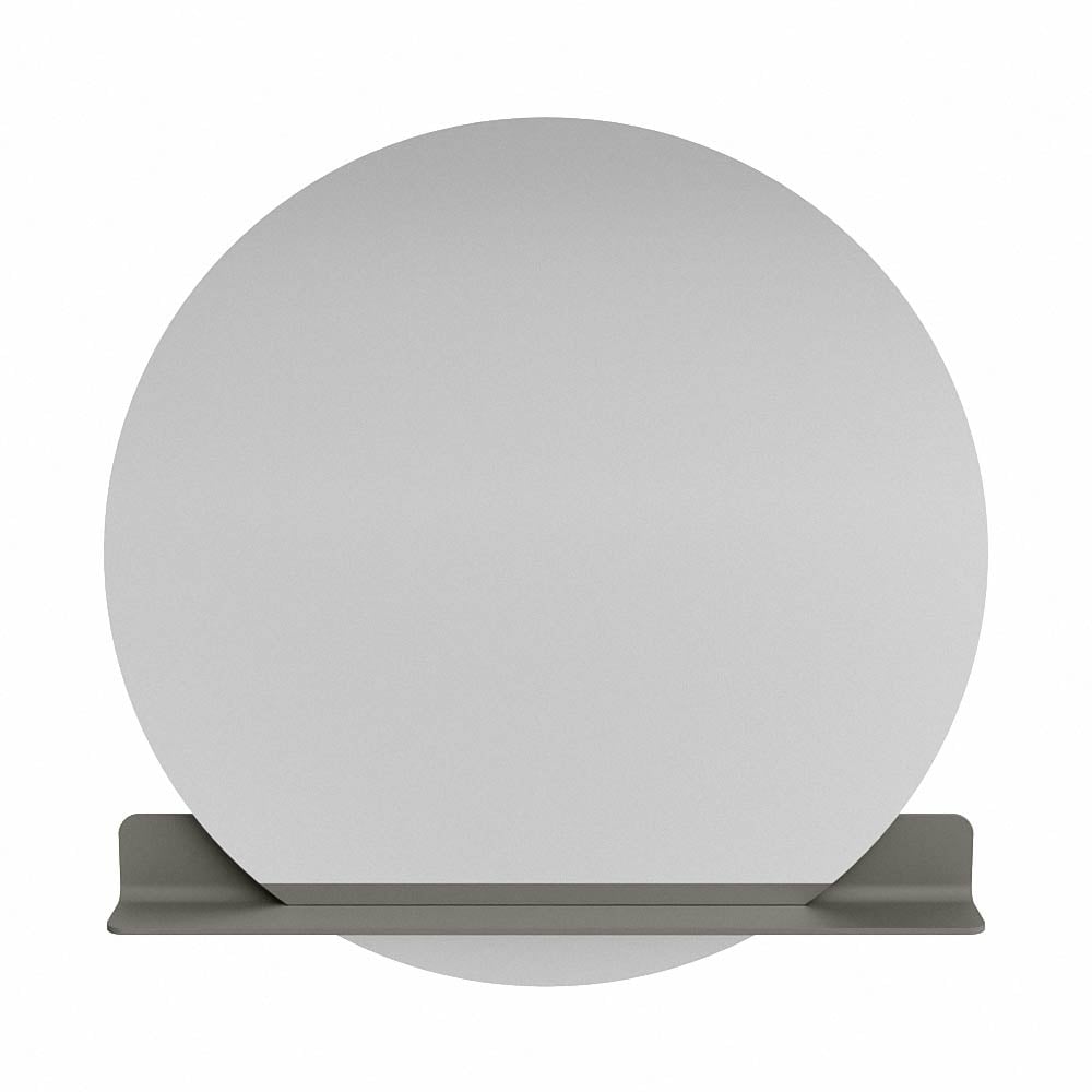 Mondiaz Spot spiegel rond Ø110cm met planchet smoke