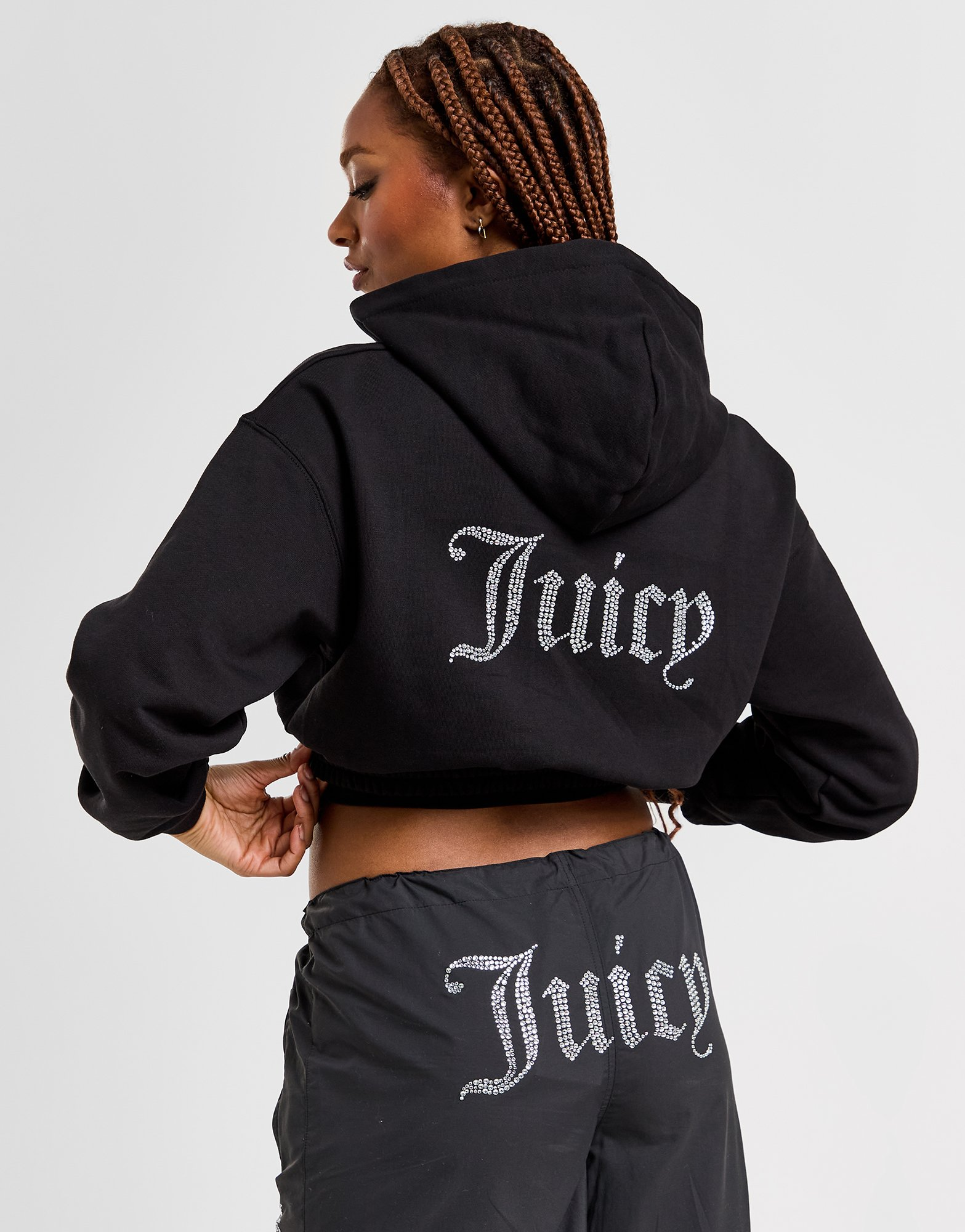 JUICY COUTURE Sweat à Capuche Zippé Diamante Femme