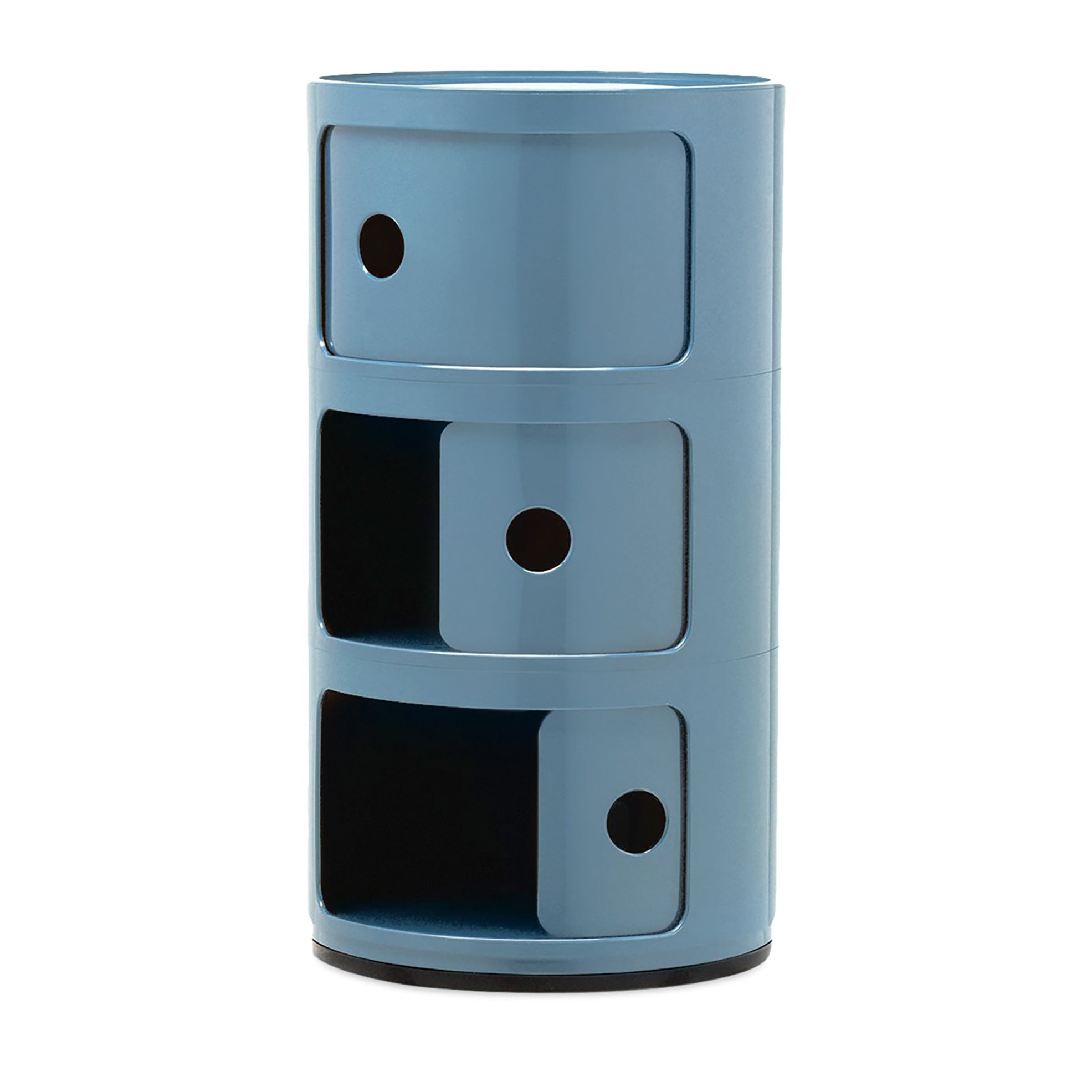 Kartell Componibili Kast Ã 32 cm - 3 Modules - Azuurblauw