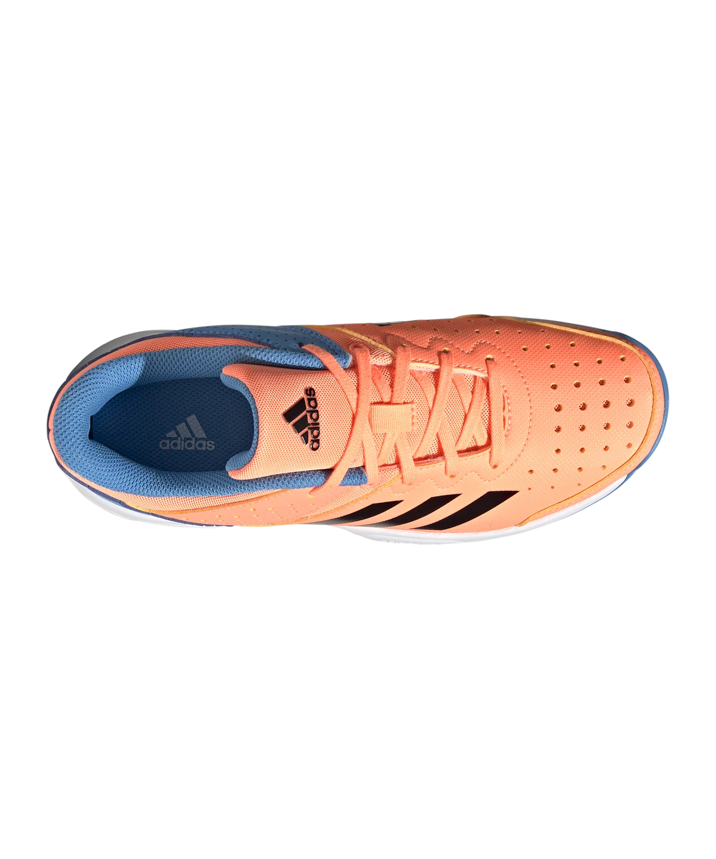 adidas Court Stabil Training Kids Orange Blau