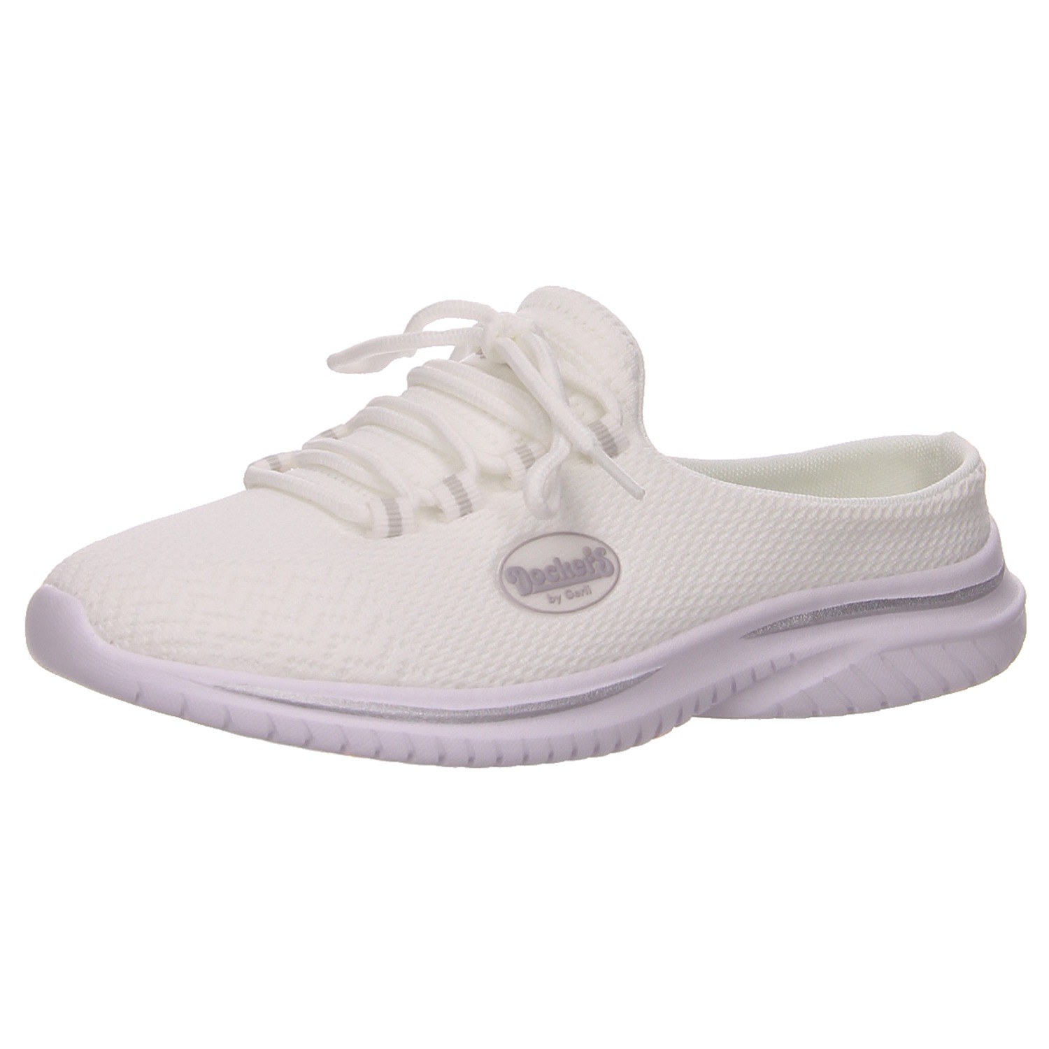 Dockers Pantoletten weiß weiss/weiss kombi