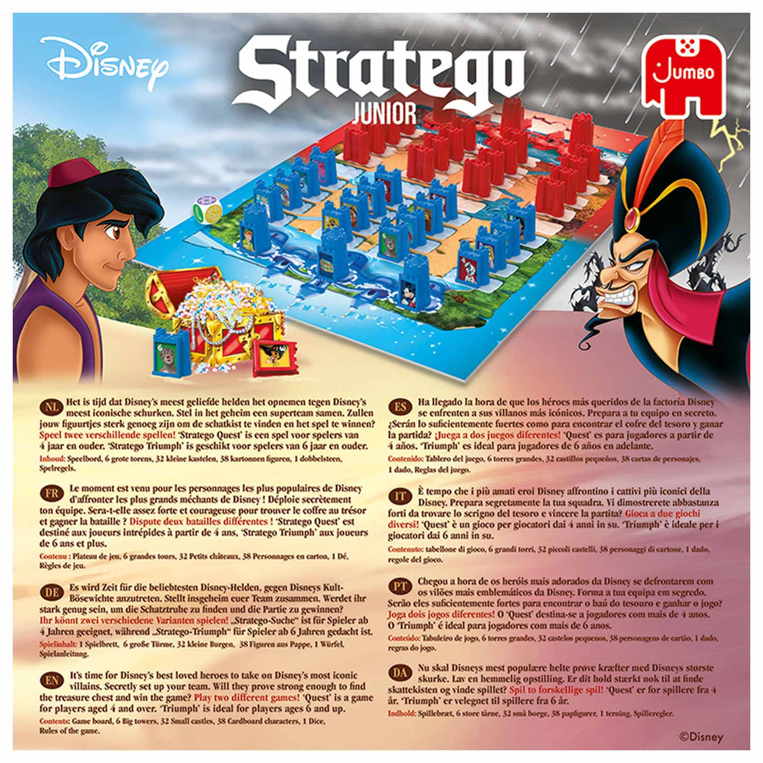 Jumbo Stratego Junior Disney Bordspel