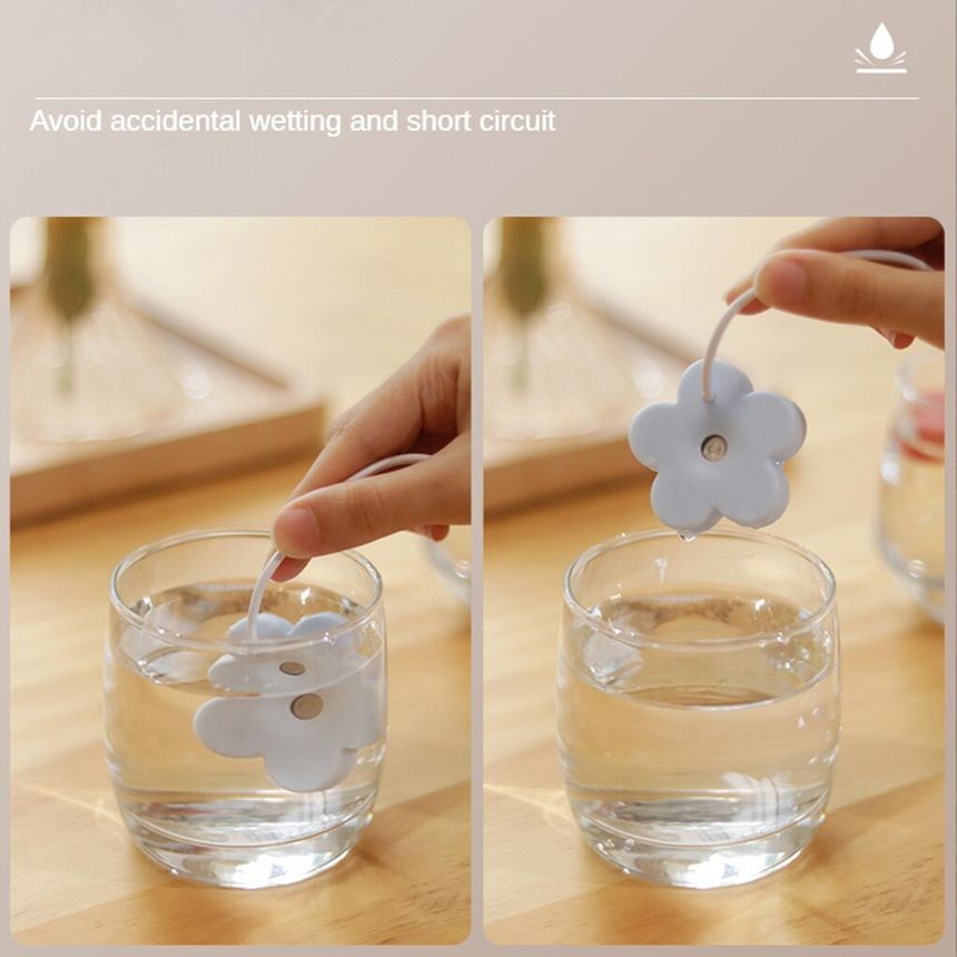 HOMTEC - USB-mistbevochtiger met bloemen