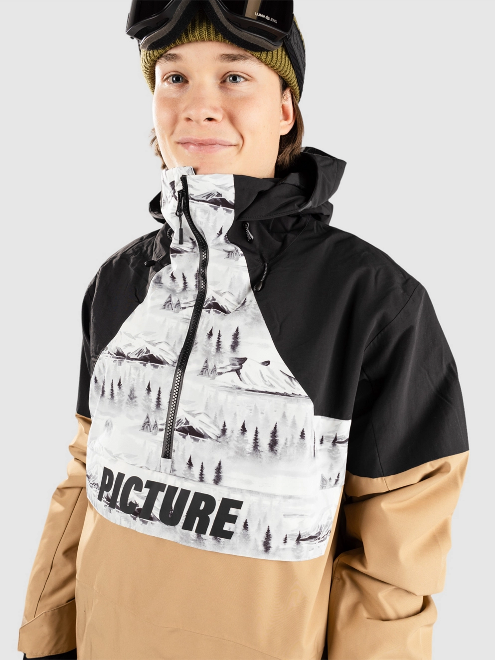 Picture Occan Anorak a tannin/black