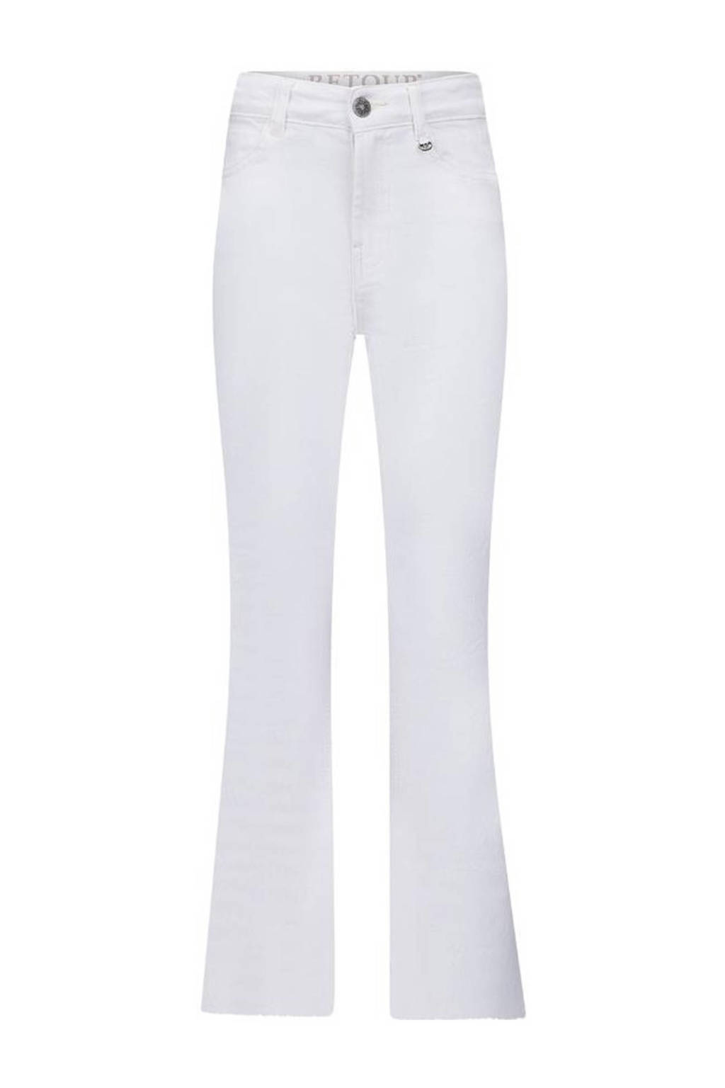 Retour Jeans flared jeans Valentina white denim
