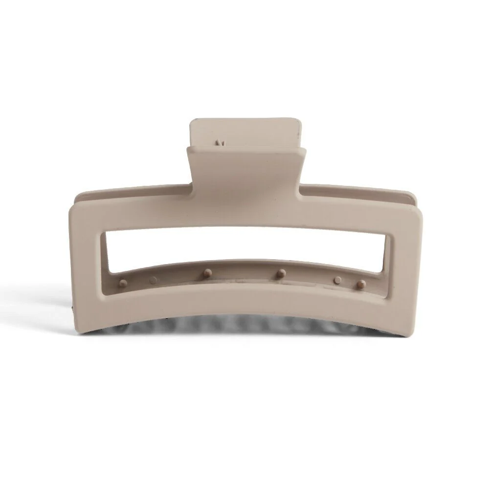 Pince à cheveux L13cm plastique beige