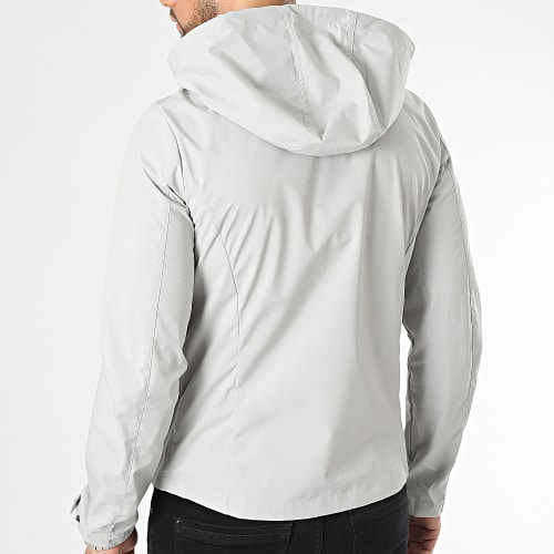 Veste Zippée Capuche Gris