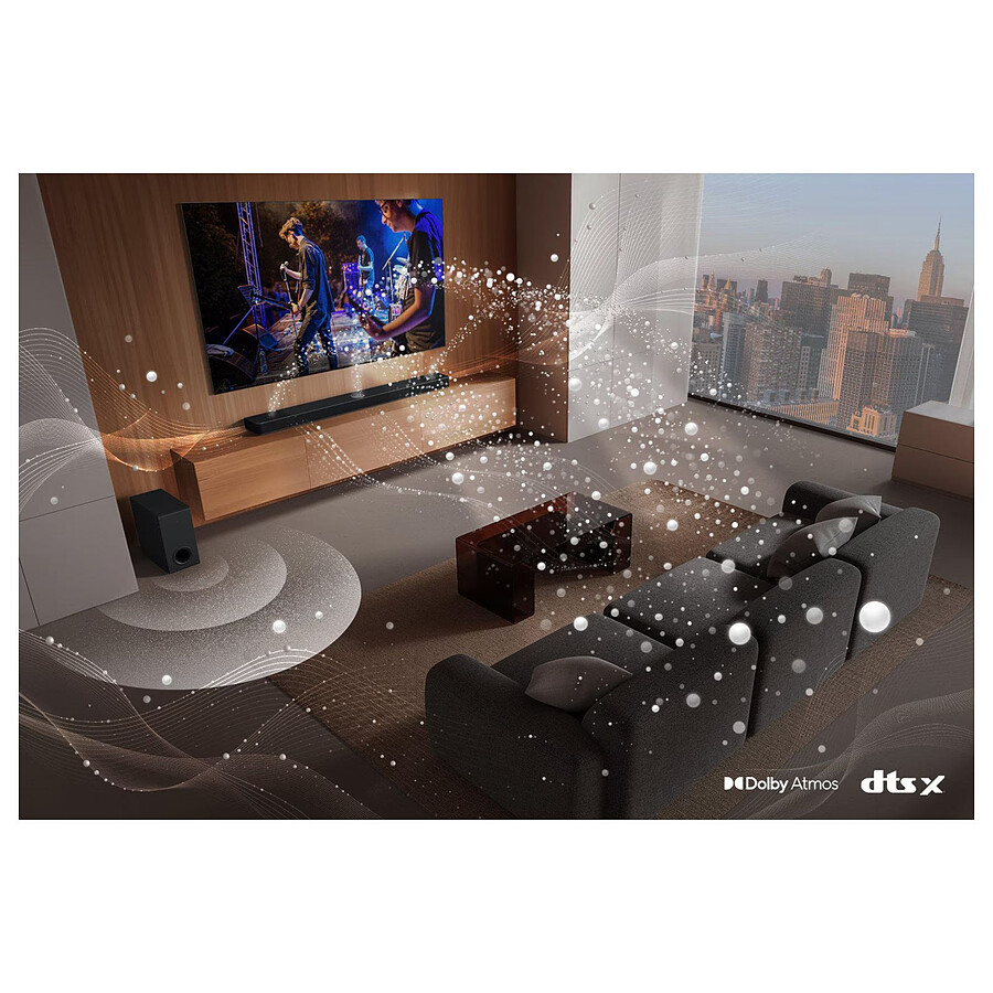 LG OLED83G4 + S90TY - TV OLED 4K UHD HDR - 210 cm - Barre de son