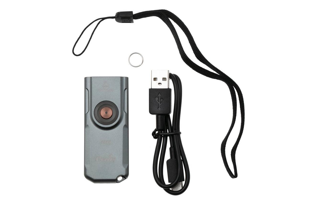 Fenix E06R Grey sleutelhangerzaklamp, 700 lumen