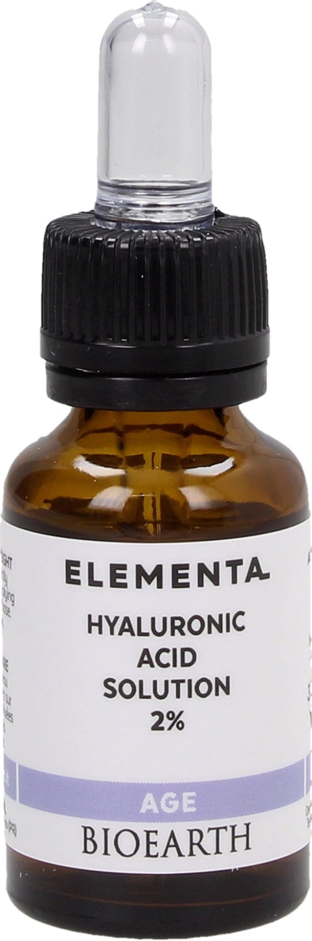 BIOEARTH  ELEMENTA AGE Hyaluronsäure Lösung 2%, 30 ml