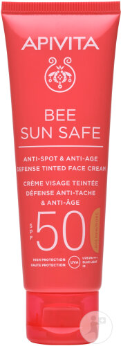 Apivita Bee Sun Safe Crème Visage Apaisante Hydra Sensible IP50+ Tube 50ml