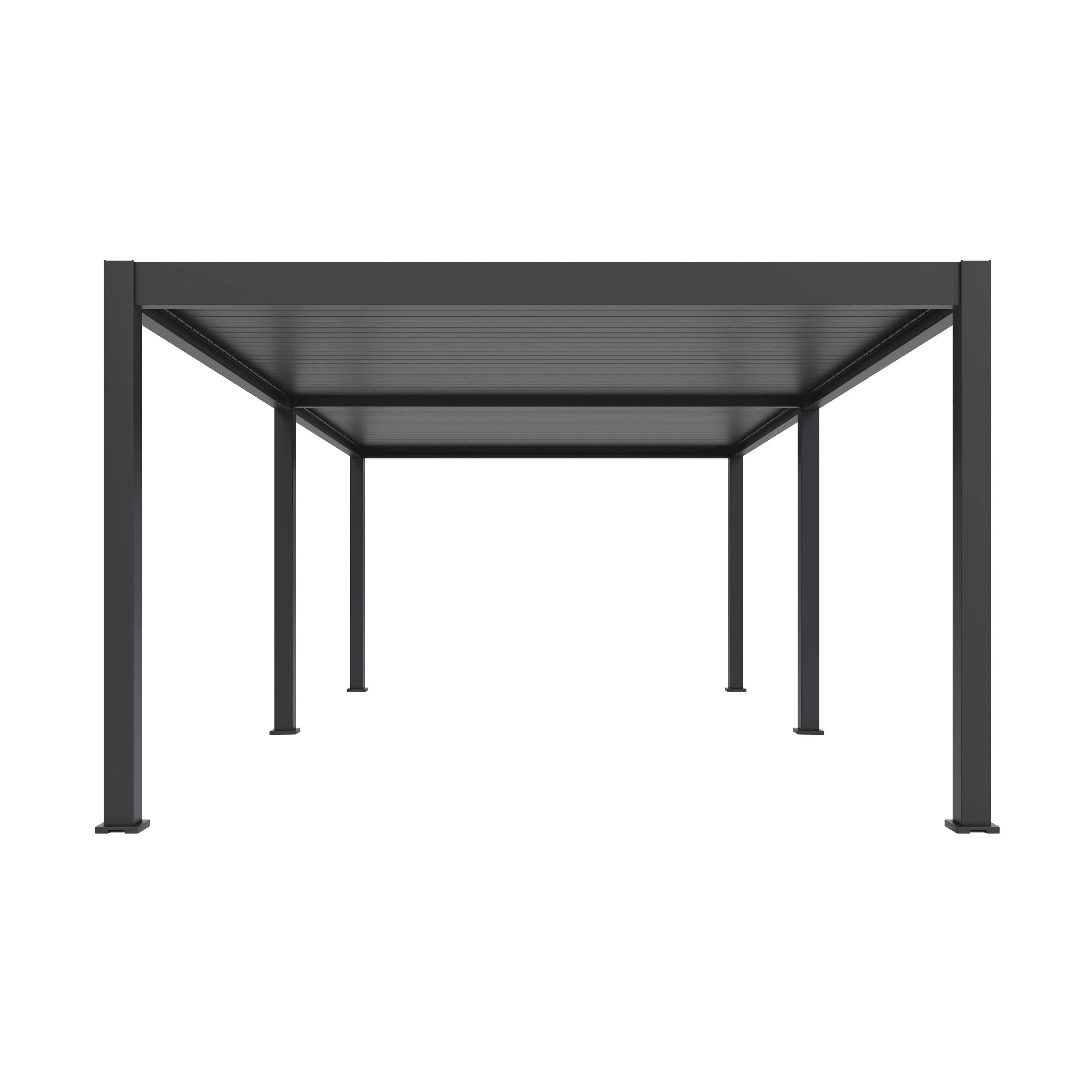 Orion Premium 400 x 800 cm overkapping - Antraciet