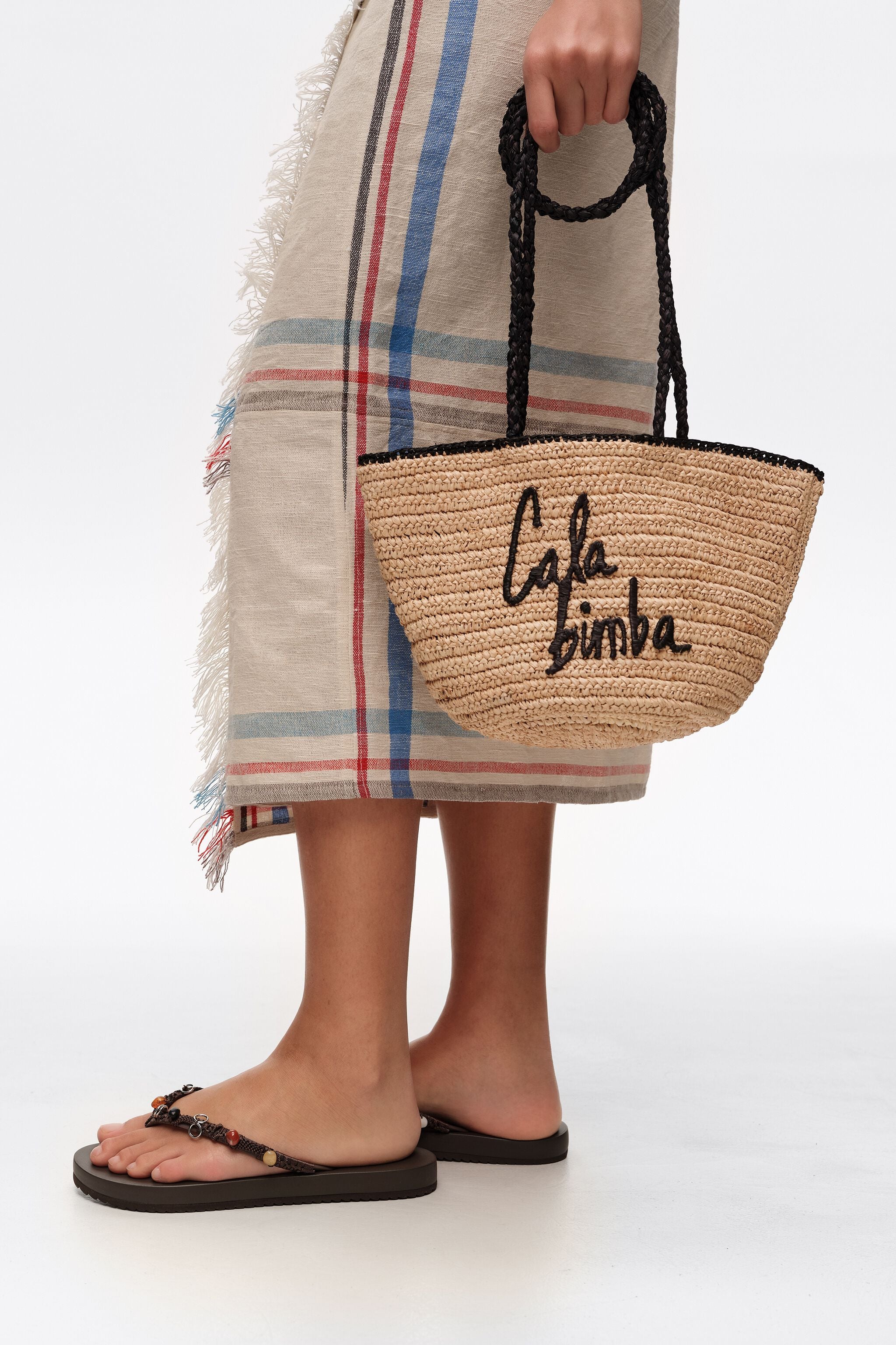 Bolsa pequena de vime natural