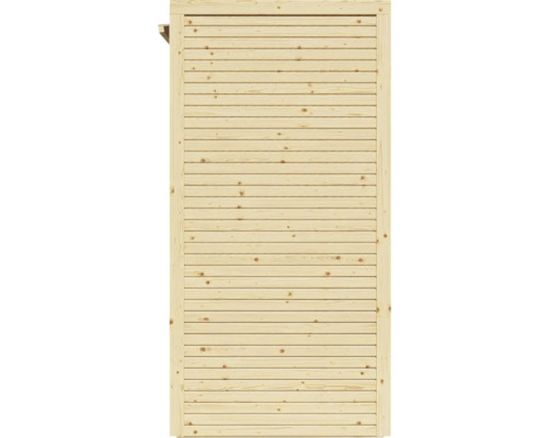 Bertilo Cubico 1 Fineline Rhombus profiel tuinhuis, 207 x 110 cm, naturel