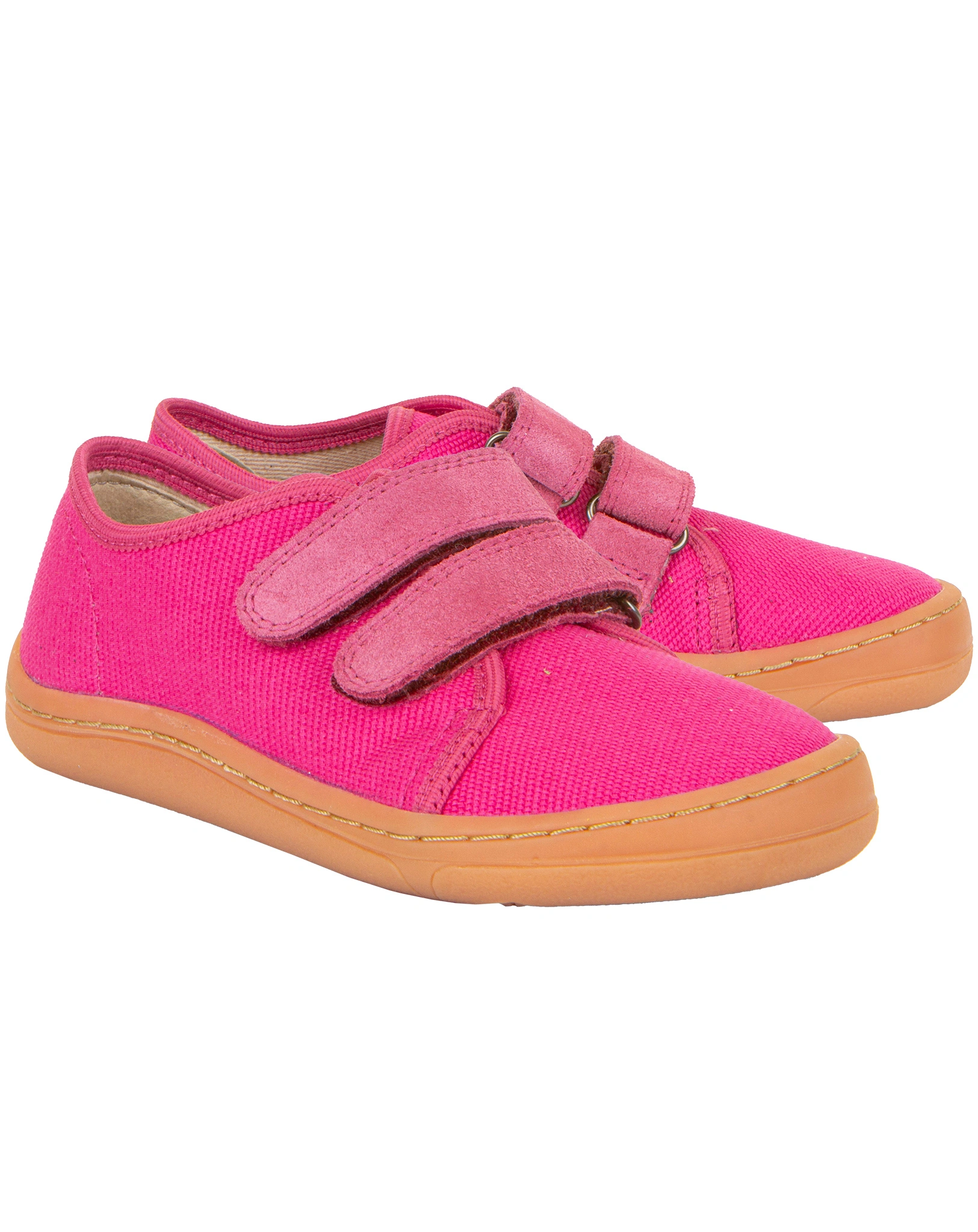 Klett-Halbschuhe CANVAS in fuxia
