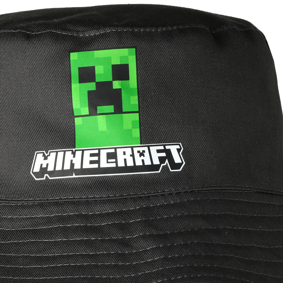Topolino Minecraft Hut mit breiter Krempe dunkelgrau / grün
