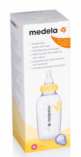 Medela Moedermelkfles   Medium Flow Speen 250ML