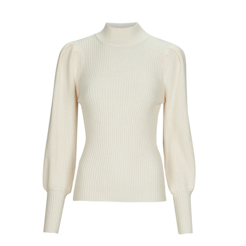 Only - ONLKATIA L/S HIGHNECK PULLOVER KNT - Beige