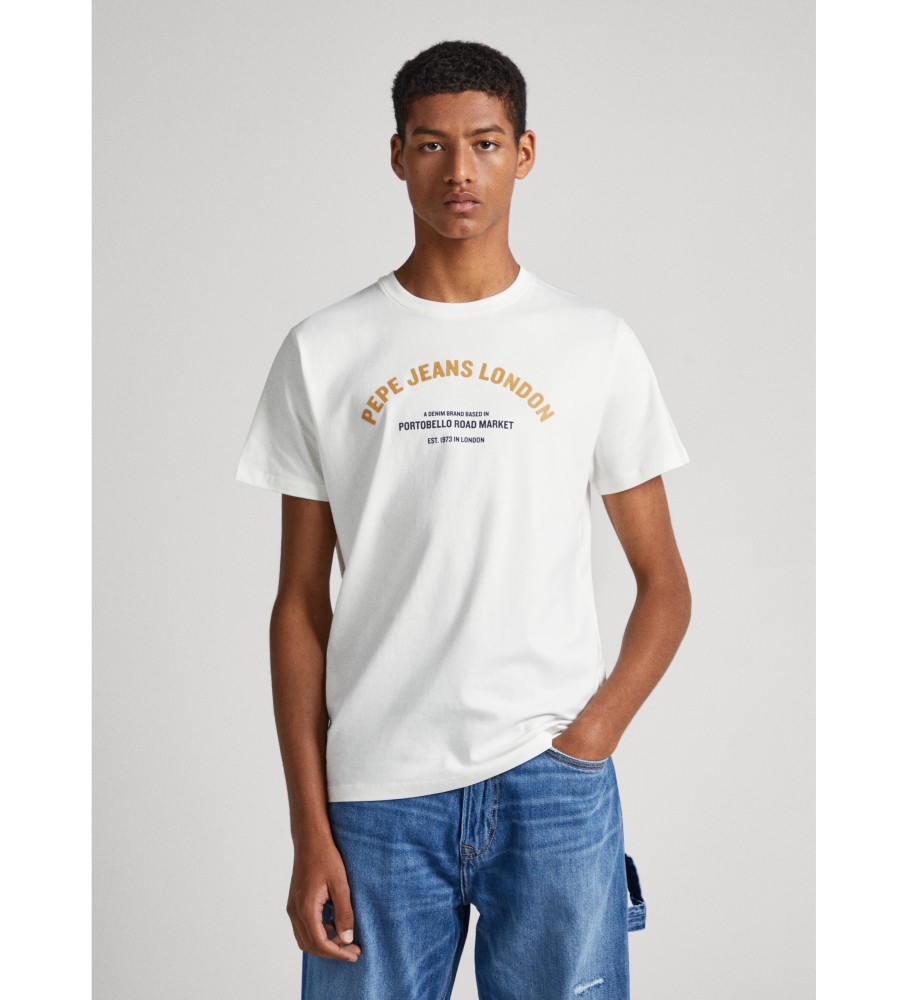 Camiseta branca Pepe Jeans Waddon