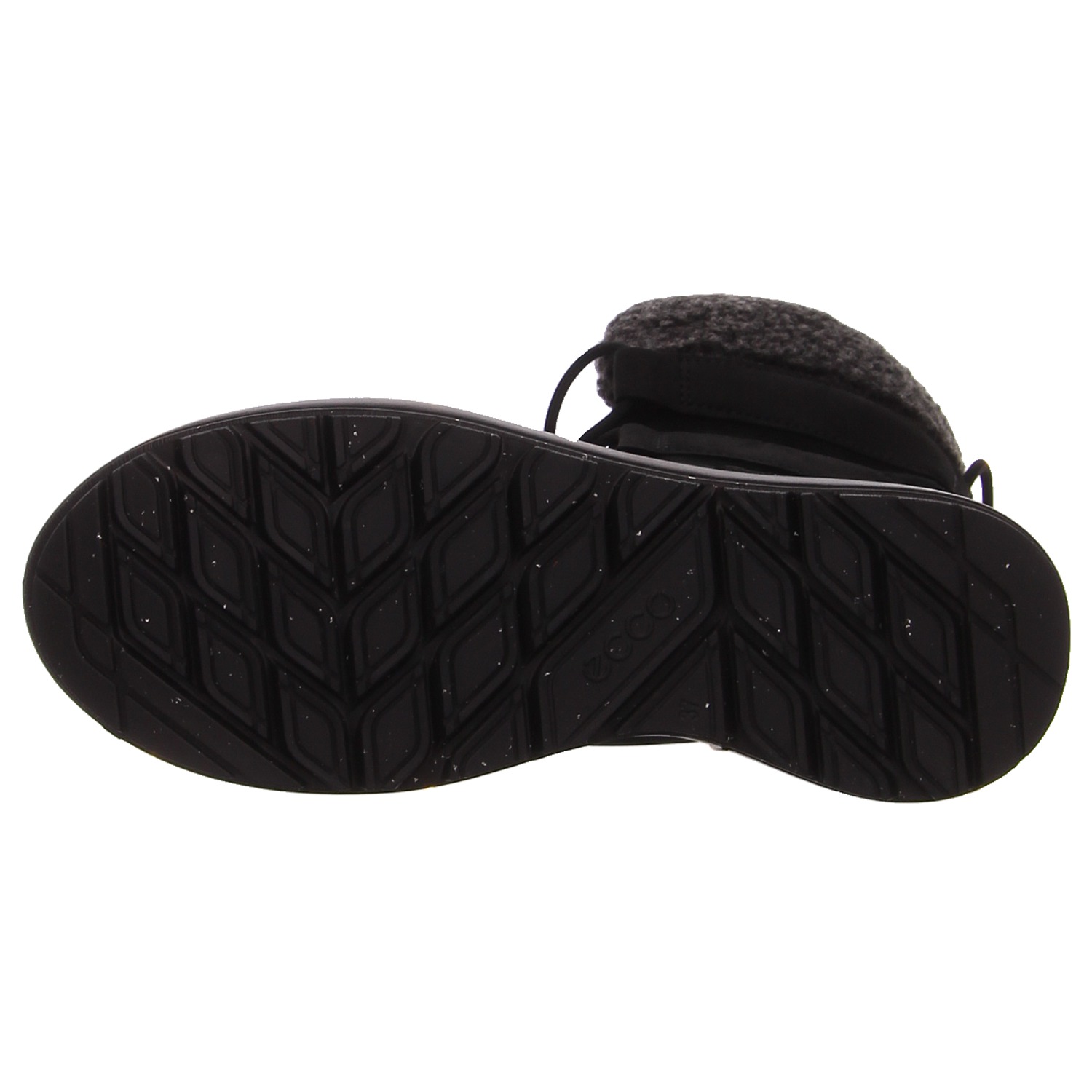Ecco Schnürstiefel schwarz schwarz