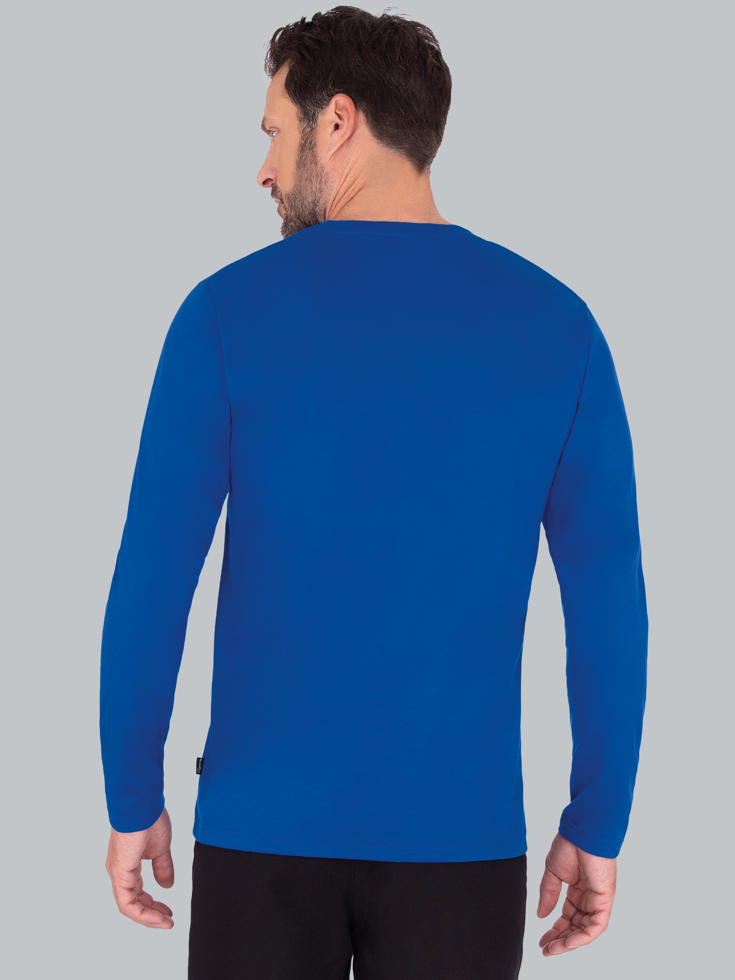 Langarmshirt aus 100% Baumwolle Royal