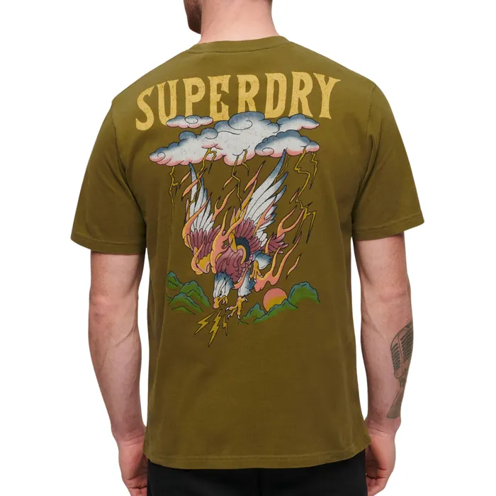 Superdry Tattoo Graphic Loose Shirt Heren