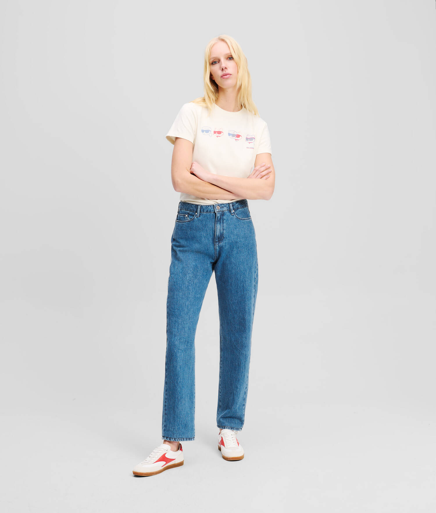 JEANS IKON - Denim Bleu Clair