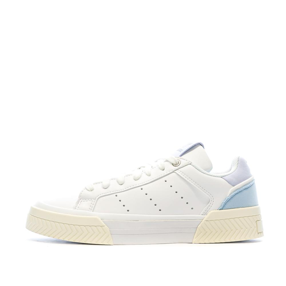 Adidas Baskets Blanche/Mauve Femme Adidas Court Tourino W GZ0835