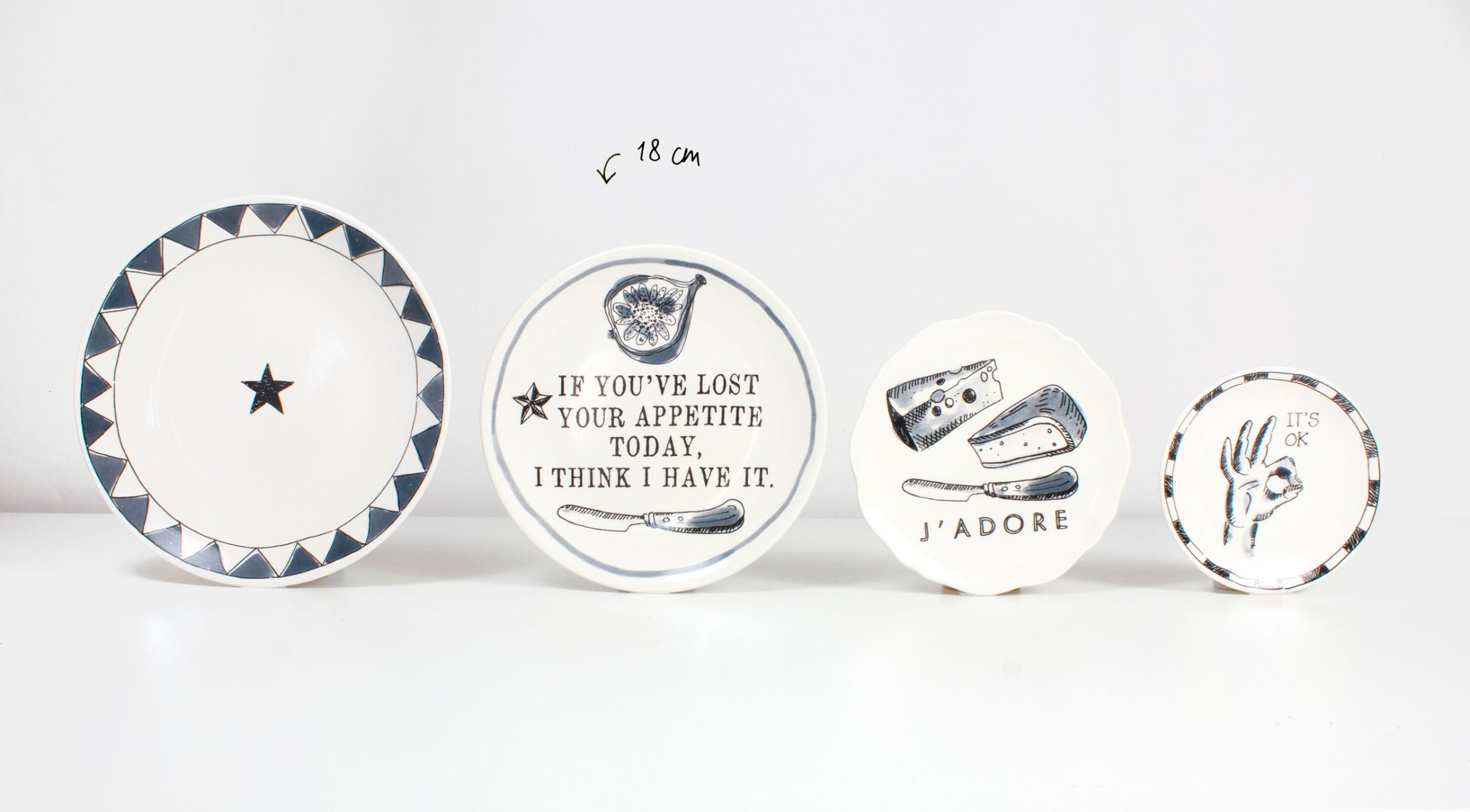 Taartbord ø18cm If You've Lost