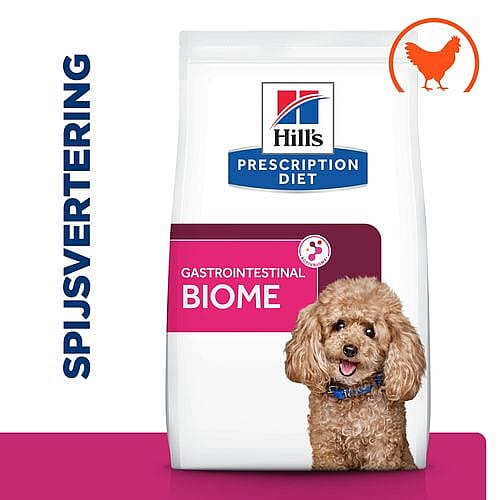 Hill's Prescription Diet Gastrointestinal Biome Mini hondenvoer met Kip | 6 kg | 12263.2