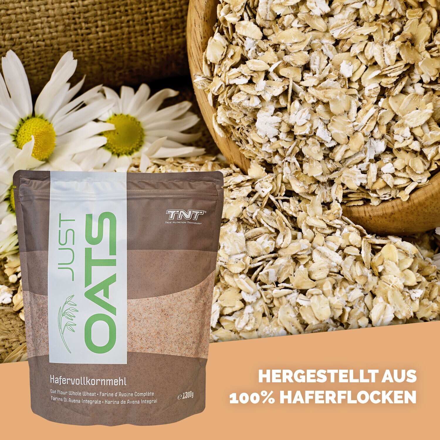 TNT Just Oats Hafervollkornmehl