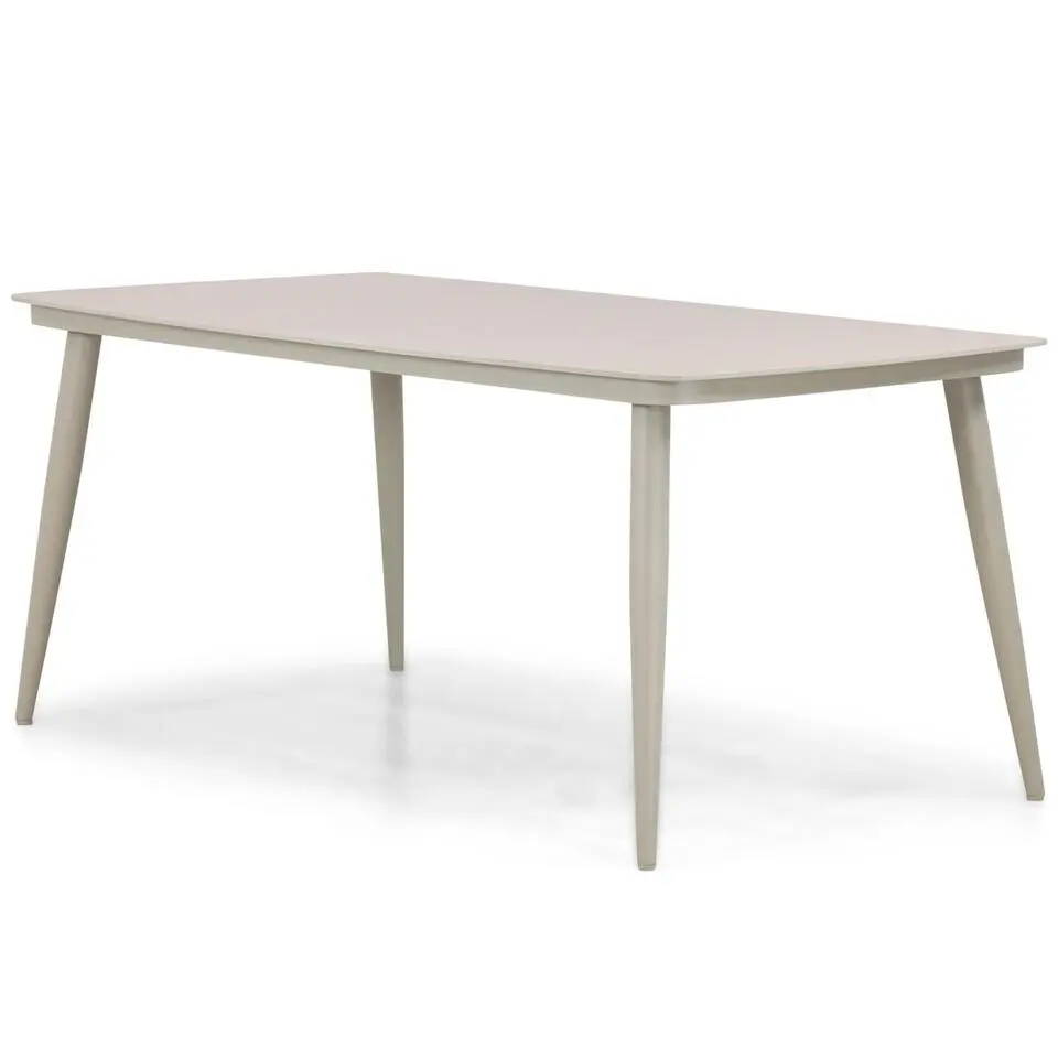Tuinset 4 personen 180 cm Aluminium/rope Taupe Coco Antoni/Vienna