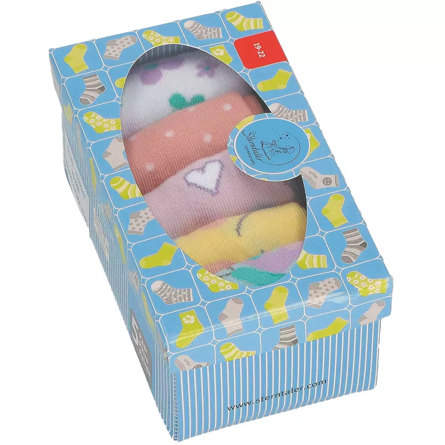 Sterntaler Baby-Söckchen 5er-Pack Mädchen flieder
