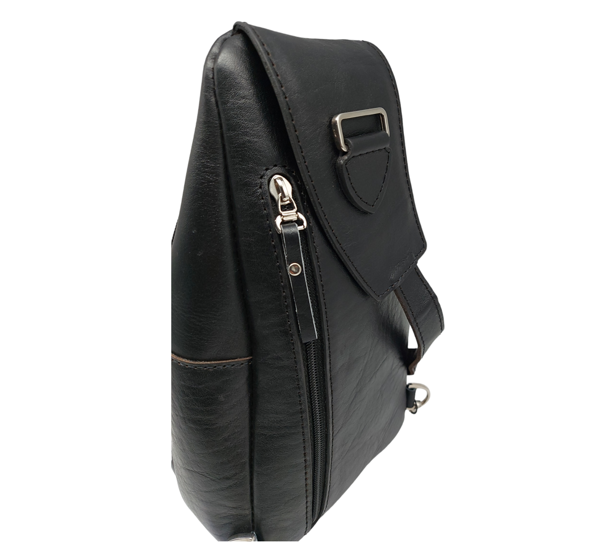 Handgemaakte Leren Crossbody Tas Heren – Elodina
