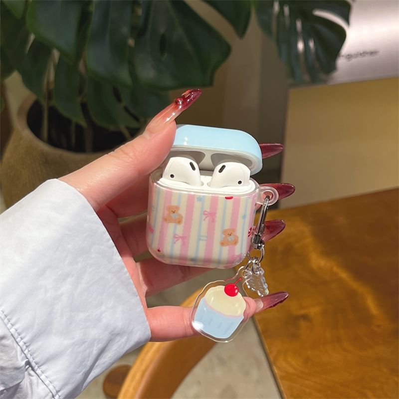 VanDi - Bear AirPods / Pro oortelefoonhoesje skin / charm / set