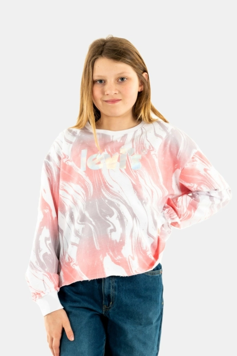 sweat levi's® meet & greet crew p6q misty lilac levis