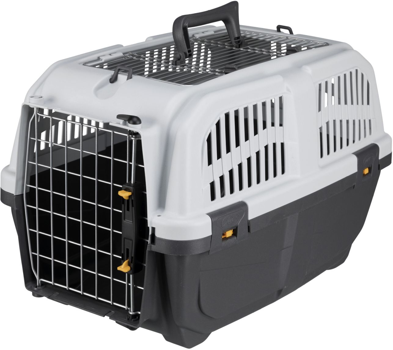 Jollypaw Transportbox Größe XS-S dunkelgrau/hellgrau